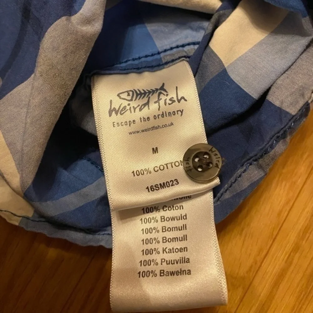 Weird Fish Mens Plaid‎ Button Tee - Picture 4 of 5